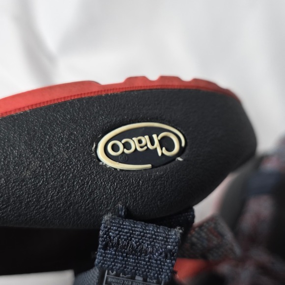 Chaco ZX2 Classic Women's Sandals Size 8 Aztec Comfort Coral Blue Pattern - Picture 6 of 10